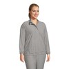 Lands' End Women's Long Sleeve Performance Zip Front Popover - 4 of 4
