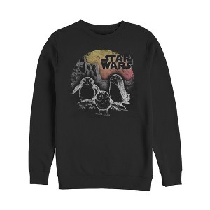 Men's Star Wars The Last Jedi Porg Sunset Sweatshirt - 1 of 3