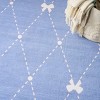 Nourison Washable Imagination Argyle Bows Non Skid Woven Area Rug Blue - 3 of 4
