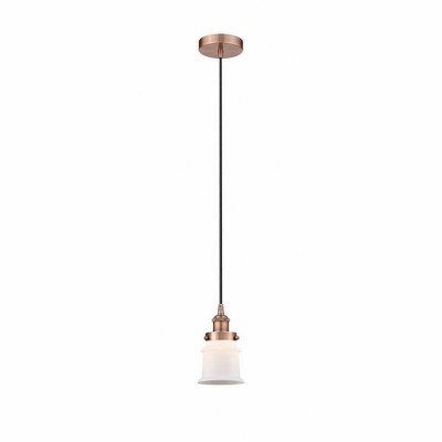 Canton - 1 Light Mini Pendant In Industrial Style-9.25 Inches Tall and 5.25 Inches Wide