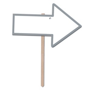 Beistle Blank  Arrow Yard Sign, 9.75" x 15.25", (3/Pkg) Multicolored - 1 of 1