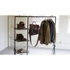 Wood and Metal Garment Display with Shelves – 72.5" Tall by Kalalou - 2 of 3