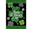 Briarwood Lane St. Patrick's Day House Flag 40x28 For Outdoor Scattered Shamrocks For St. Patrick's Day House Flag - 3 of 4