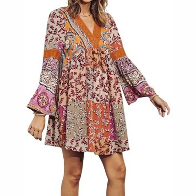 Women's Danielle Colorblock A-Line Dress - DAVI & DANI