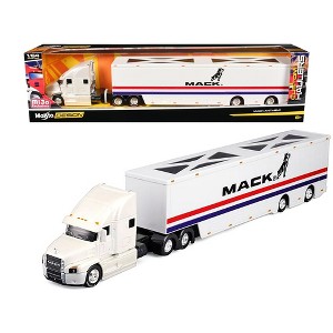 Maisto Design Mack Anthem Enclosed Transporter Custom Haulers Hobby 1:64 - 1 of 4
