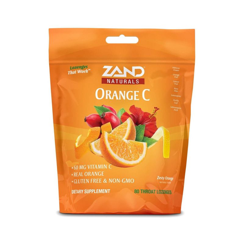 Zand Orange Vitamin C Lozenge - 80ct, 1 of 4