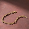Pure Collection by Ross-Simons Italian 14kt Yellow Gold Paper Clip Link Bracelet - 2 of 4