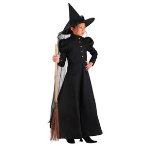 HalloweenCostumes.com Deluxe Girls Witch Costume - 1 of 4