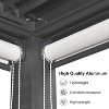 PURPLELEAF Outdoor Louvered Pergola Roller Blinds with Thermal Insulated UV Protection Waterproof Fabric Privacy Protection - 3 of 4