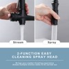 WOWOW Single-Handle Pull Down Kitchen Faucet with Soap Dispenser in Matte Black - 4 of 4