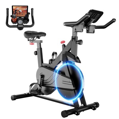 Superun Indoor Cycling Bike with 32 Levels Adjustable Magnetic Stationary Bike with PitPat App