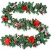MOEPISY Pre-lit 9ft Christmas Decorations with 50 LED Lights - 3 of 4