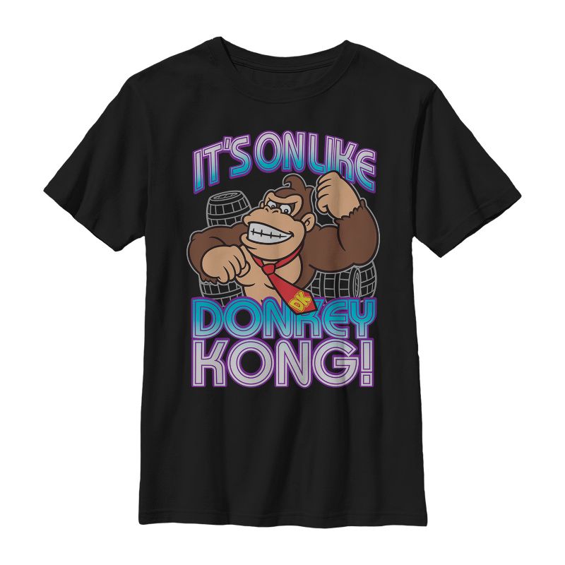 Boy's Nintendo Donkey Kong It's On T-Shirt, 1 of 5