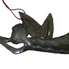 Slickblue Handmade Steel Angel Decoration – 2"x4" Lightweight Holiday Ornament with Hanging Loop - 3 of 3