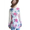 Women's Cable Knit Button Long Sleeve Top - 7th Ray - 2 of 2
