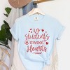 My Students Are Sweet Hearts - Women's Garment Dyed Graphic T-Shirt - 2 of 4