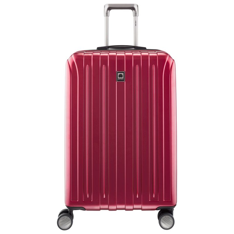 DELSEY Paris Titanium Expandable Upright Hardside Medium Checked Spinner Suitcase, 1 of 8