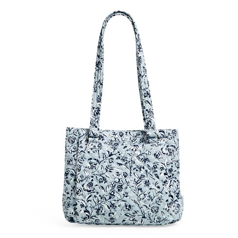 Vera Bradley Women's Cotton Multi-strap Shoulder Bag Perennials Gray :  Target