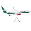 Boeing 737-800 Commercial Aircraft "Mexicana" White with Green "Gemini 200" Series 1/200 Diecast Model Airplane by GeminiJets - 3 of 3