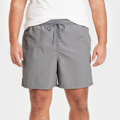 Men's Big & Tall 7 Swim Trunks - Goodfellow & Co™ Gray 5XL