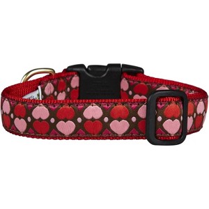 Up Country All Hearts Valentine Dog Collar, Medium - 1 of 2