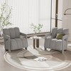 Vynxaria U-Can 26.3'' Modern Minimalist Leisure Armchair, Armchair with L-shaped Armrests and Polyester Fabric for Living Room - 2 of 4