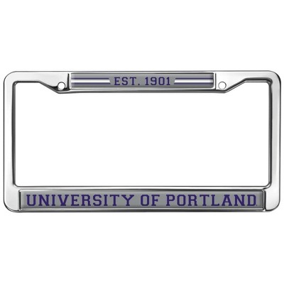University of Portland School Logo Full Size Standard License Plate Metal Frame