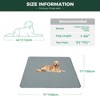 FXW Washable Pee Pads for Dogs, Puppy Pads with Super Absorbent, 1 Pack - 4 of 4