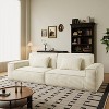 Whisen 106.3" Large Modular Sofa - Striped Fabric, Modern Style, Comfortable, Vacuum Compression, Full Sponge, High Rebound, Straight - 2 of 4