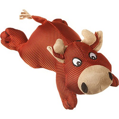 Multipet Dazzler Cow Durable Plush Dog Toy