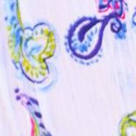 white painterly paisley