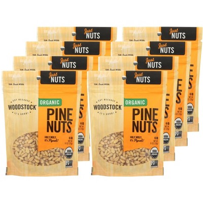 Woodstock Organic Pine Nuts - Case of 8/6 oz
