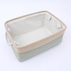 Unique Bargains Fabric Collapsible Storage Organizer Basket with Handles - 3 of 4