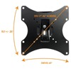 MegaMounts Heavy Duty Full Motion Television Mount for 17- 42 Inch LCD, LED and Plasma Televisions - 4 of 4