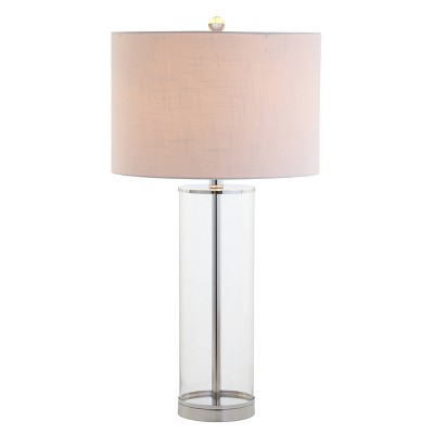 29" Glass Harper Table Lamp (Includes LED Light Bulb) Clear - JONATHAN Y