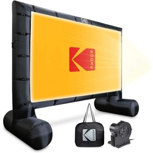 Kodak 17.5' Inflatable Outdoor Projector Screen, Blow-Up Movie Theater - 1 of 4