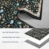 coucheta Washable Vintage Area Rugs, Non-Slip Stain-Resistant Ultra-Soft Low Pile Carpet, Easy to Clean Indoor Rugs, for Office, Bedroom, Living Room - 4 of 4