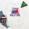 Simply Sage Market Women's Graphic Sweatshirt Team Halftime Distressed - Blue - 3 of 4