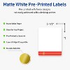 Avery Labels, 4" x 3-1/3", Gold-Red Gift, Matte, 40ct - 2 of 4