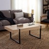Klausner Coffee Table - COF9308A - Sand/Black - Safavieh - 2 of 4