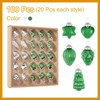 Unique Bargains Glass Decorative Hanging Tree Ornament Balls 1"-1.5" 100 Pcs - 3 of 4