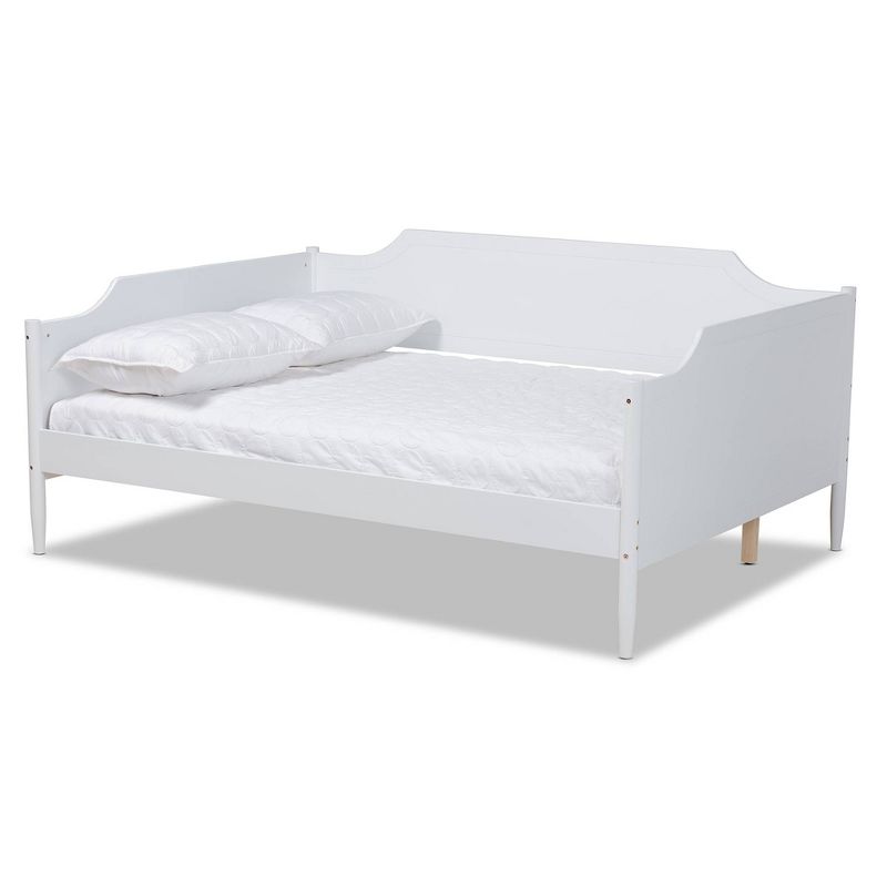 Full Alya Traditional Wood Daybed White - Baxton Studio, 1 of 10