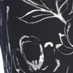 black batik floral