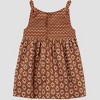 Carter's Just One You® Baby Girls' Geo Dress with Hat Coordinate Set - Brown - 3 of 3