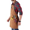 WHITE DUCK Premium Canvas Work Apron - Adjustable Tool Apron for Men, Durable 100% Canvas with Multiple Pockets for Workshop, Mechanic, Carpenter - 2 of 4