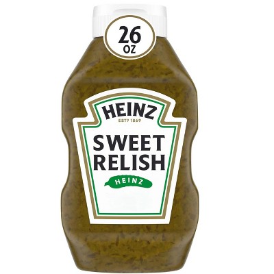 Heinz Sweet Relish, 26 fl oz Bottle (Pack of 4)