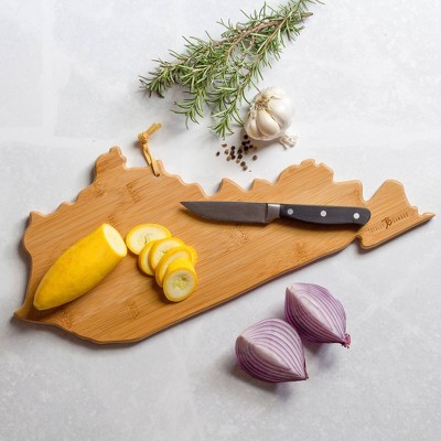 Totally Bamboo Fish Kiss Kentucky Serving and Cutting Board - Thumbnail 4