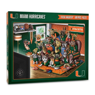 Ncaa Miami Hurricanes Purebred Fans 'a Real Nailbiter' Puzzle - 500pc :  Target