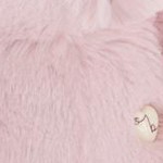 powder pink plush