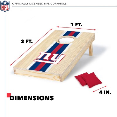 NFL New York Giants 1'x2' Wood Cornhole Set
